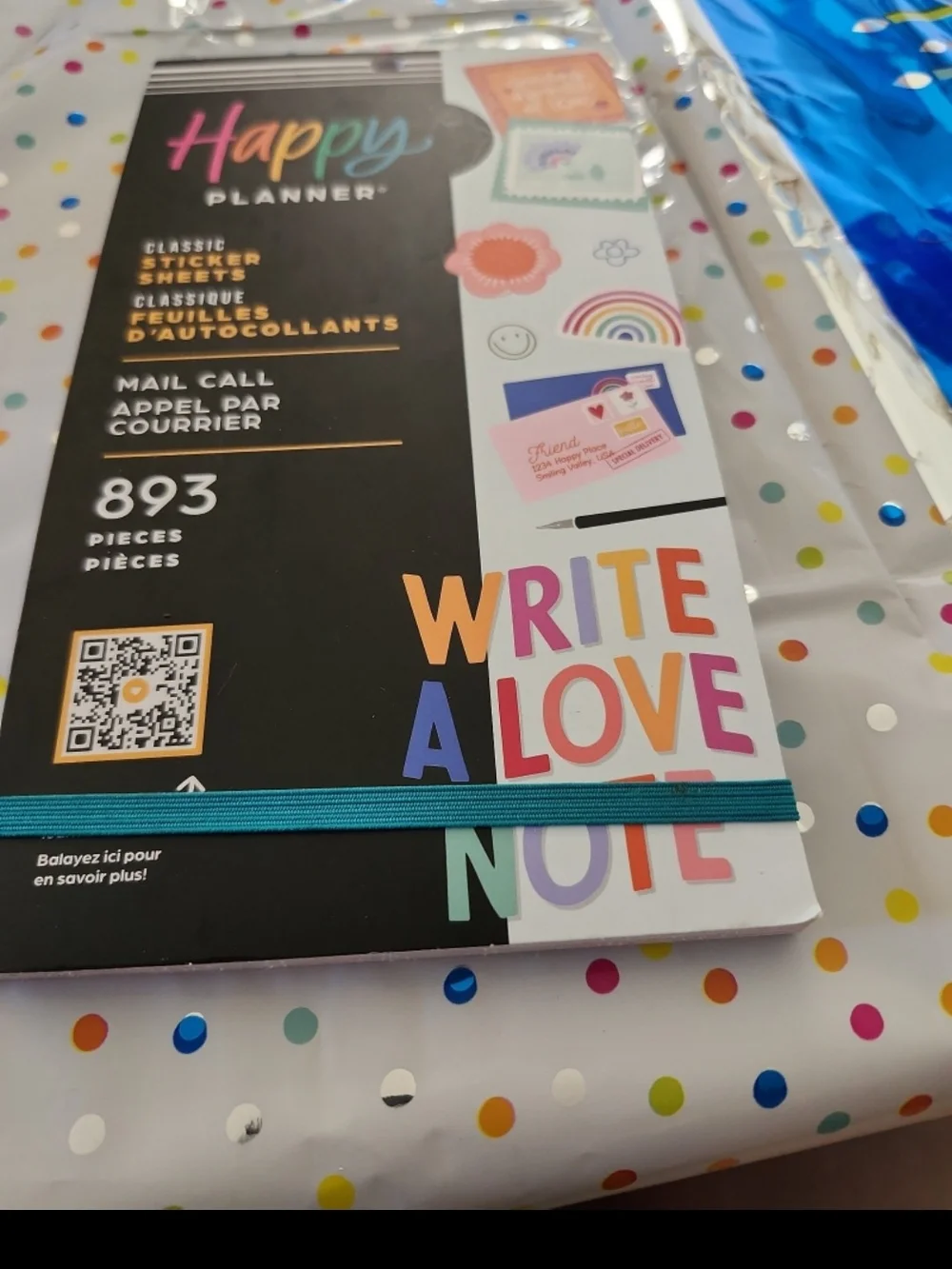 Happy Planner 30 Sheet Value Sticker Pack, Mail Call, 893 Stickers Total